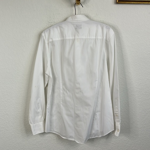 Versace Collection Button Down Embroidered Logo Men's Shirt - Picture 5 of 9